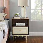 Alternate image 1 for Forest Gate&trade; 25-Inch Modern Nightstand in Walnut/White