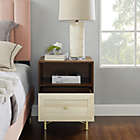 Alternate image 5 for Forest Gate&trade; 25-Inch Modern Nightstand in Walnut/White