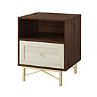 Alternate image 8 for Forest Gate&trade; 25-Inch Modern Nightstand in Walnut/White