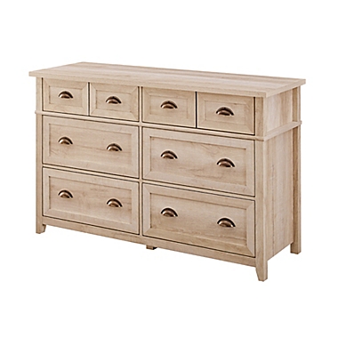 Forest Gate&trade; 52-Inch 6-Drawer Farmhouse Dresser in White Oak. View a larger version of this product image.