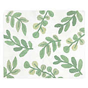 Sweet Jojo Designs&reg; Botanical Leaf 2&#39;6 x 3&#39; Accent Rug in Green/White