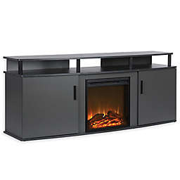 Ameriwood Home Delmar Electric Fireplace TV Console