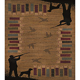 United Weavers Affinity Bird Shot Tufted Rug in Gold