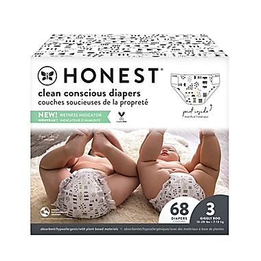 The Honest Company&reg; Pattern Play Stage 3 68-Count Club Box Disposable Diapers. View a larger version of this product image.