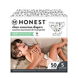 The Honest Company® Pattern Play Stage 5 50-Count Club Box Disposable Diapers