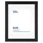 Alternate image 0 for Simply Essential&trade; Gallery 8-Inch x 10-Inch Matted Wood Wall Frame in Black