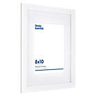 Alternate image 1 for Simply Essential&trade; Gallery 8-Inch x 10-Inch Matted Wood Wall Frame in White