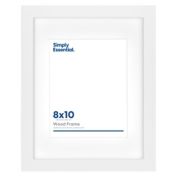 Simply Essential&trade; Gallery 8-Inch x 10-Inch Matted Wood Wall Frame in White