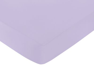 Sweet Jojo Designs Elizabeth Fitted Crib Sheet in Lavender