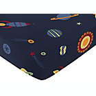 Alternate image 0 for Sweet Jojo Designs Space Galaxy Fitted Crib Sheet in in Space Print