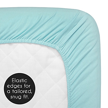 Sweet Jojo Designs Skylar Fitted Crib Sheet in Turquoise. View a larger version of this product image.