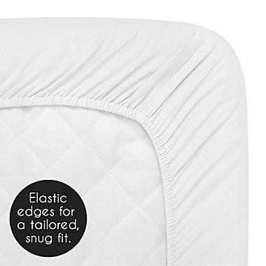 Sweet Jojo Designs&reg; Fox Print Fitted Crib Sheet in Black/White. View a larger version of this product image.