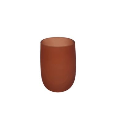 Haven&trade; Eulo Frosted Glass Bath Tumbler in Copper