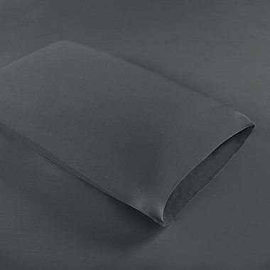 Sleep Philosophy Rayon Made From Bamboo Queen Sheet Set in Charcoal. View a larger version of this product image.