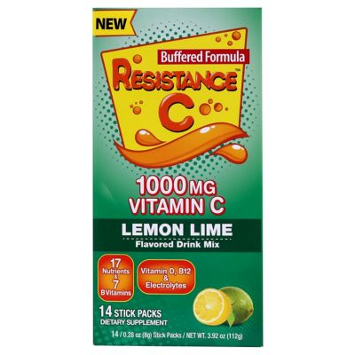 Resistance C 14-Count Immune Health Support Sticks with Vitamin C in Lemon Lime