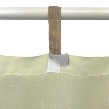 Elrene Home Fashions Darien 95-Inch Sheer Indoor/Outdoor Curtain Panel in Natural (Single). View a larger version of this product image.