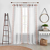 Elrene Home Fashions Shilo Tab Top Sheer Window Curtain Panel (Single)