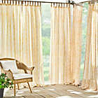 Alternate image 0 for Elrene Home Fashions Verena 108-Inch Sheer Indoor/Outdoor Curtain Panel in Marigold (Single)