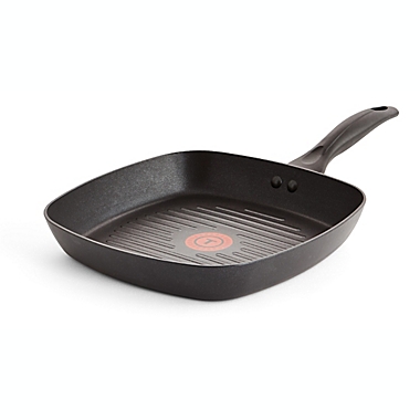 T-fal&reg; Pure Cook Nonstick 10.25-Inch Aluminum Grill Pan. View a larger version of this product image.