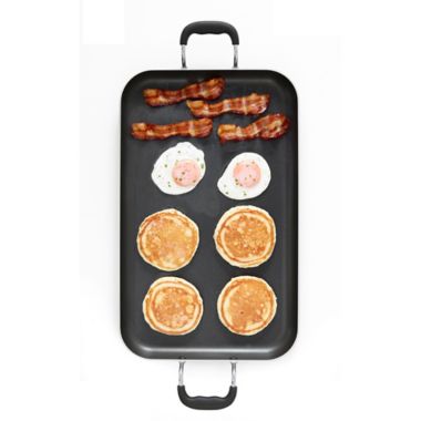 T-fal&reg; Pure Cook Nonstick Aluminum Double Burner. View a larger version of this product image.