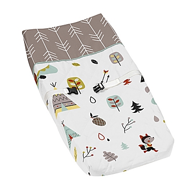 Sweet Jojo Designs&reg; Outdoor Adventure Changing Pad Cover. View a larger version of this product image.