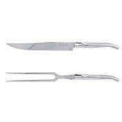 French Home Laguiole Stainless Steel Carving Knife &amp; Fork Set