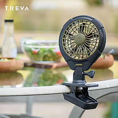 Treva&reg; 5-Inch  Battery Powered Clip Fan. View a larger version of this product image.