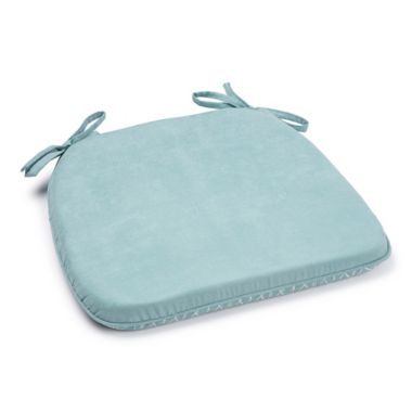 Simply Essential&trade; Modern Foam Chair Pad in Blue. View a larger version of this product image.