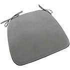 Alternate image 1 for Simply Essential&trade; Modern Foam Chair Pad in Taupe