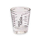 Alternate image 0 for Our Table&trade; Mini Measuring Cup in Clear/Black