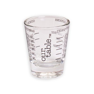 Our Table&trade; Mini Measuring Cup in Clear/Black