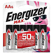 Energizer&reg; Max 6-Pack AA 1.5-Volt Alkaline Batteries