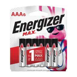 Energizer® Max 6-Pack AAA 1.5-Volt Alkaline Batteries