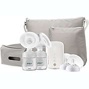 Philips Avent Electric Double Breast Pump in White with Travel Bag
