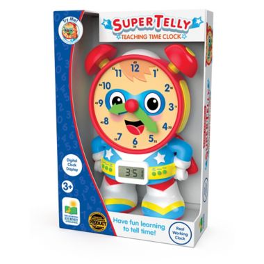 The Learning Journey Super Telly Teaching Time Clock. View a larger version of this product image.