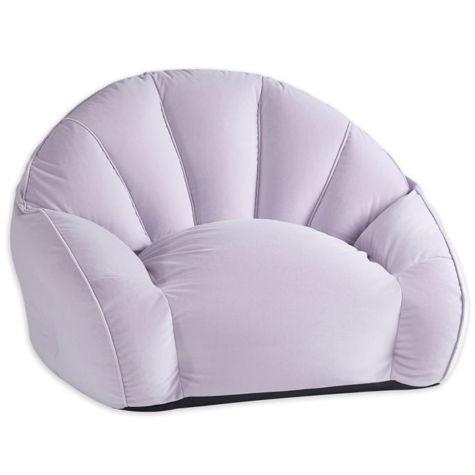 Wild Sage™ Velvet Segmented Bean Bag Chair in Iris Bed Bath and Beyond Canada