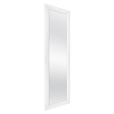 Simply Essential&trade; 50-Inch x 14.5-Inch Rectangular Over-the-Door Mirror in White. View a larger version of this product image.