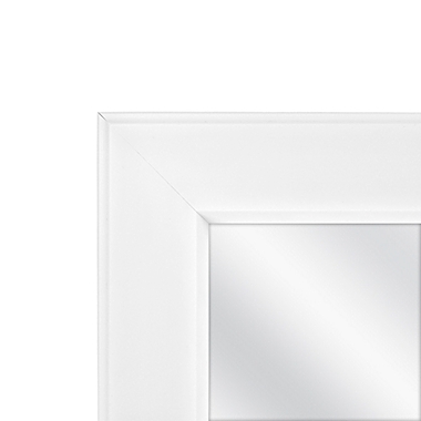 Simply Essential&trade; 50-Inch x 14.5-Inch Rectangular Over-the-Door Mirror in White. View a larger version of this product image.