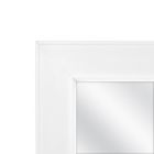 Alternate image 3 for Simply Essential&trade; 50-Inch x 14.5-Inch Rectangular Over-the-Door Mirror in White