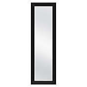 Simply Essential&trade; 50-Inch x 14.5-Inch Rectangular Over-the-Door Mirror in Black