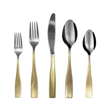 Our Table&trade; Beckett Gold 5-Piece Place Setting. View a larger version of this product image.