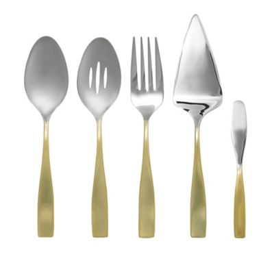 Our Table&trade; Beckett 5-Piece Hostess Set in Gold