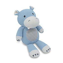 Living Textiles Henry Hippo Whimsical Cotton Knit Toy