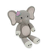 Living Textiles Ella Elephant Whimsical Cotton Knit Toy