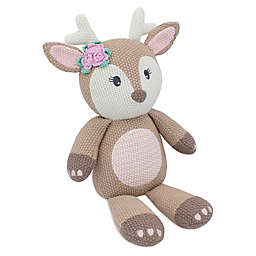 Living Textiles Fiora Fawn Whimsical Cotton Knit Toy
