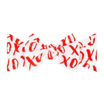 Baby Bling&reg; &quot;XO&quot; Knot Headband in Red