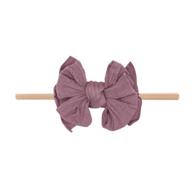 Baby Bling&reg; Cable Knit Lil FAB Skinny Headband in Lilac