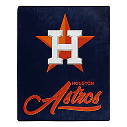 MLB Houston Astros Signature Raschel Throw Blanket