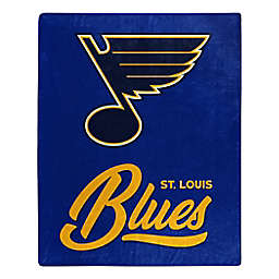 NHL St. Louis Blues Signature Raschel Throw Blanket