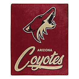 NHL Arizona Coyotes Signature Raschel Throw Blanket